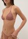 Pink metallic crochet triangle bikini top_3