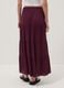 Long purple skirt in pure viscose_2