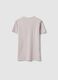 Boys' beige pure cotton T-shirt, regular fit with print_4