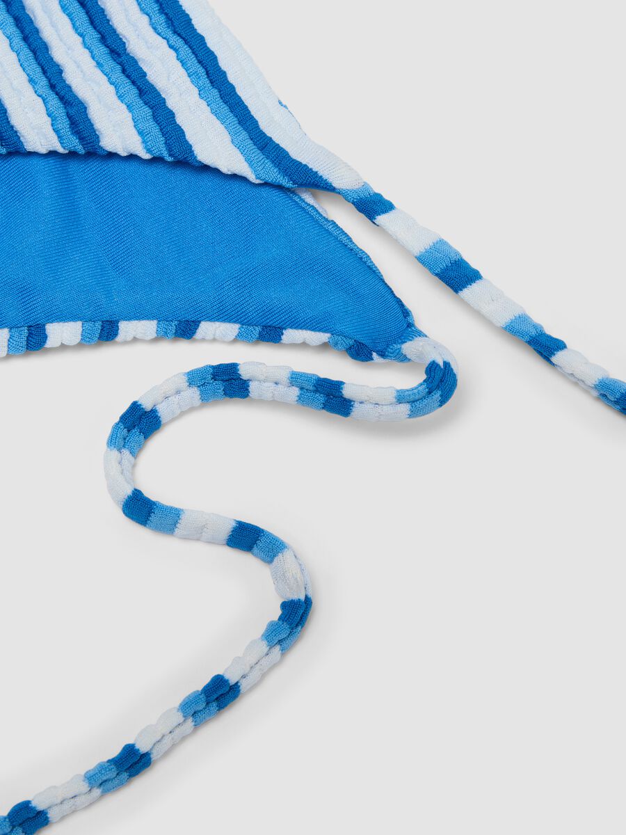 Blue striped stretch bikini bottoms_5