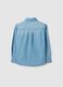 Long-sleeved denim shirt_4