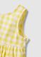 Multicoloured check pure cotton dress for girls with regular fit_3