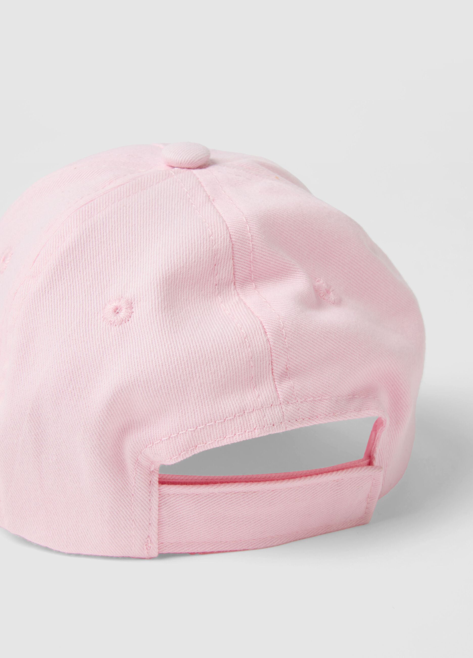 Pink pure cotton girl cap with Minnie