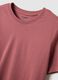 Pink pure cotton regular fit T-shirt_5