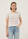 White pure cotton regular fit knitted shirt_0