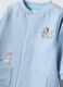 Baby blue romper in pure cotton with appliqu&eacute;s_2