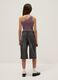Girls&rsquo; black 100% cotton denim shorts &ndash; skater fit_1