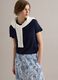 Blue Supima cotton short-sleeve regular-fit T-shirt_0