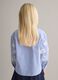 Girls' multicolour striped pure cotton shirt with embellishments_1