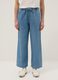 Azure Denim Pure Cotton Jogger Trousers Regular Fit_1