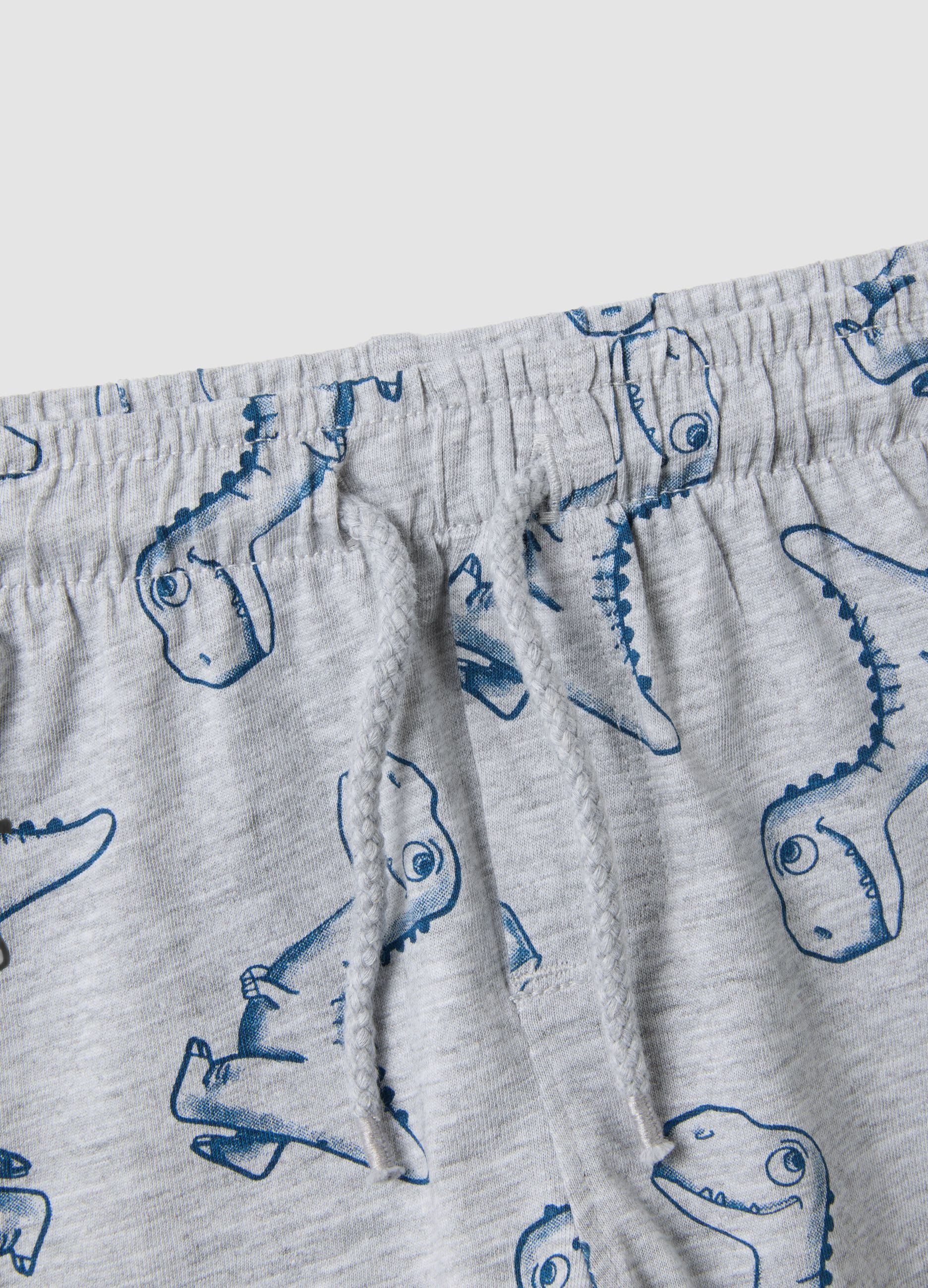 2-pack boys&rsquo; pure cotton multicolour shorts, regular fit