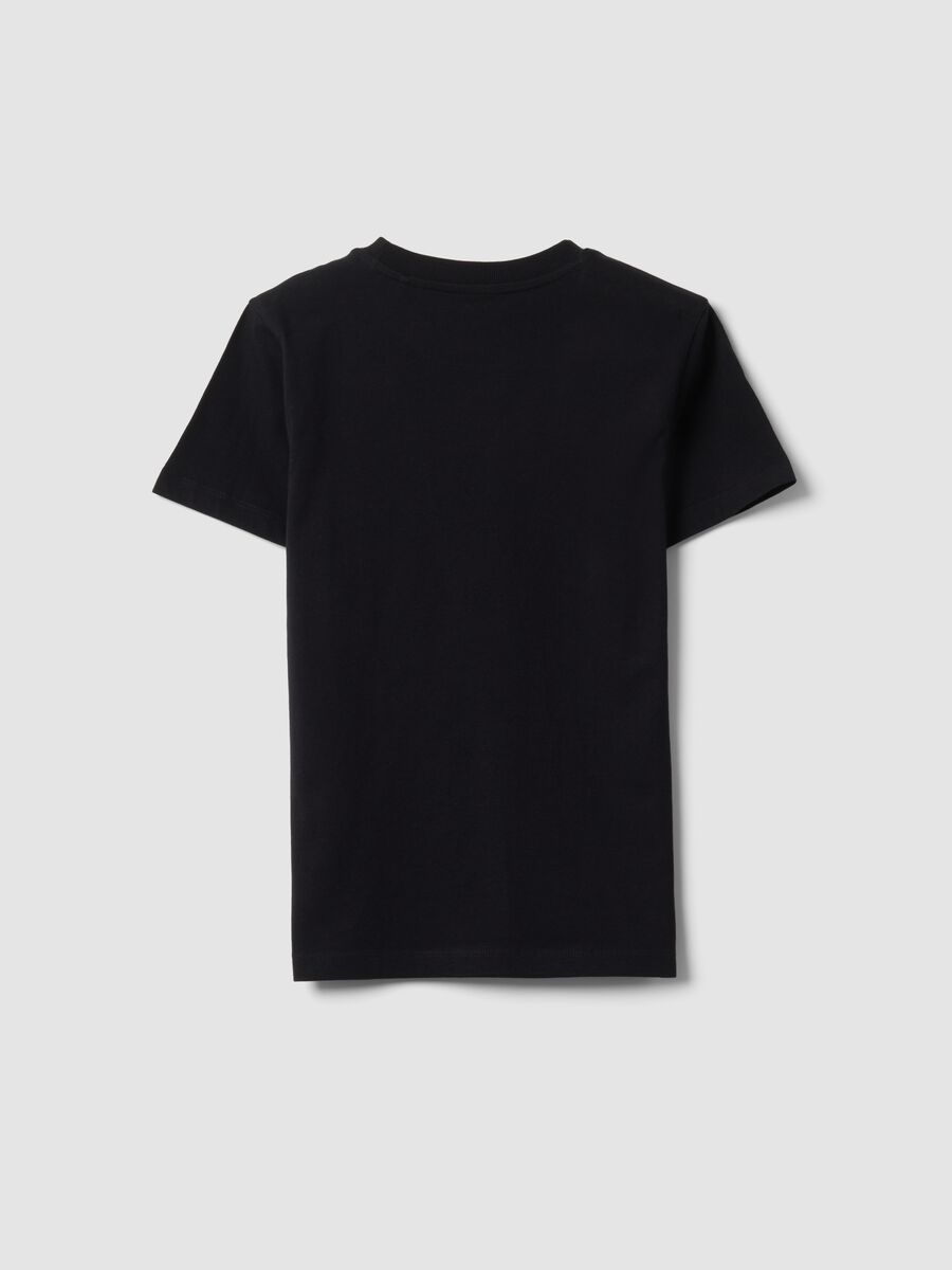 Black short-sleeve organic cotton T-shirt_4
