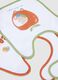Two-pack white cotton blend bibs with velcro and prints_1