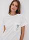 White nightdress in pure organic cotton with Minnie print_1