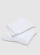 Tripack of white sports socks in elasticated cotton_1
