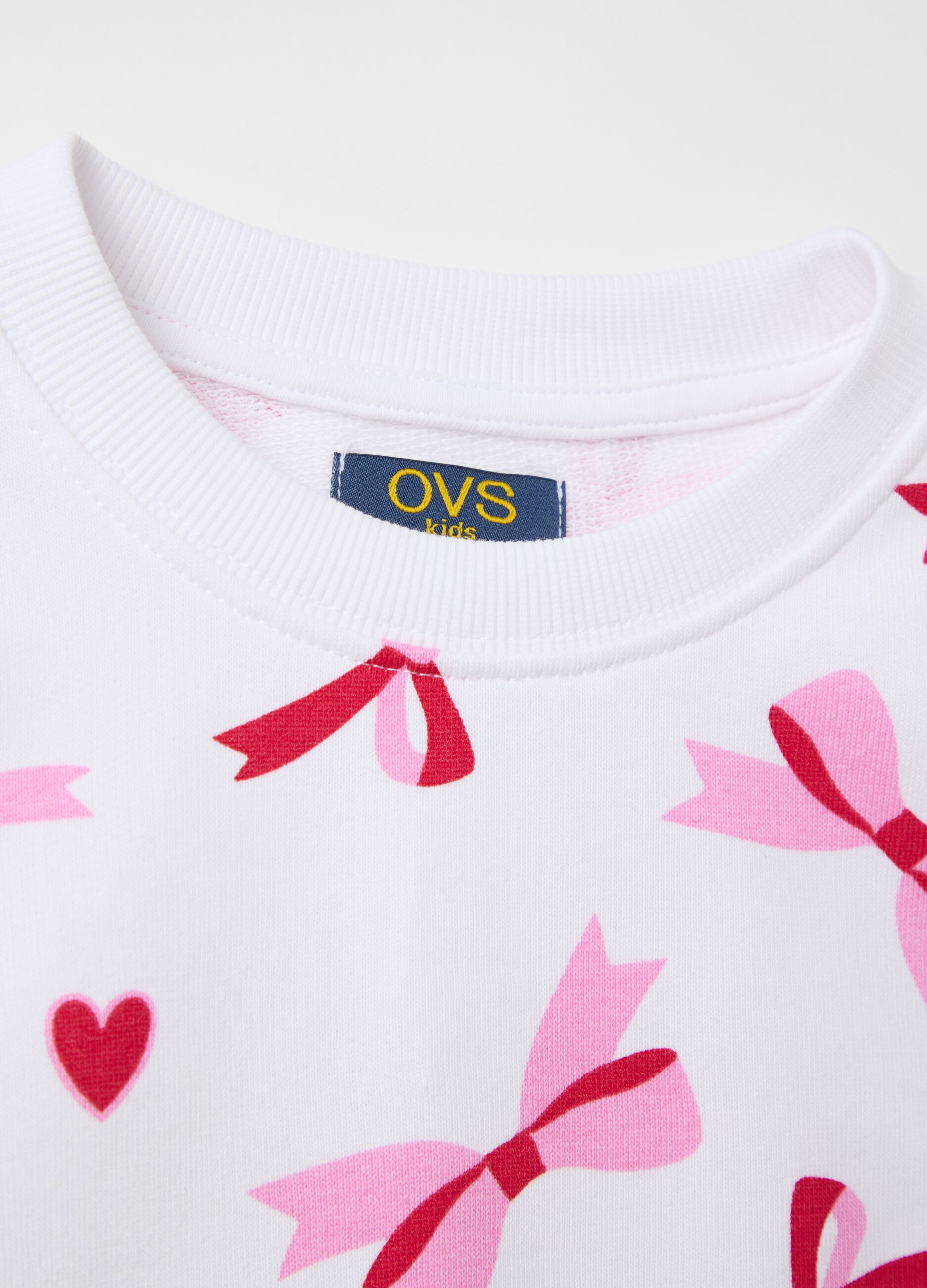 French terry sweatshirt with print