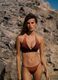 Brown stretch bikini bottoms with ombr&eacute; effect_0