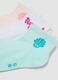 Girls&rsquo; multicolour stretch cotton-blend multipack socks_1