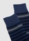 Multicolour stretch cotton long socks tripack_2