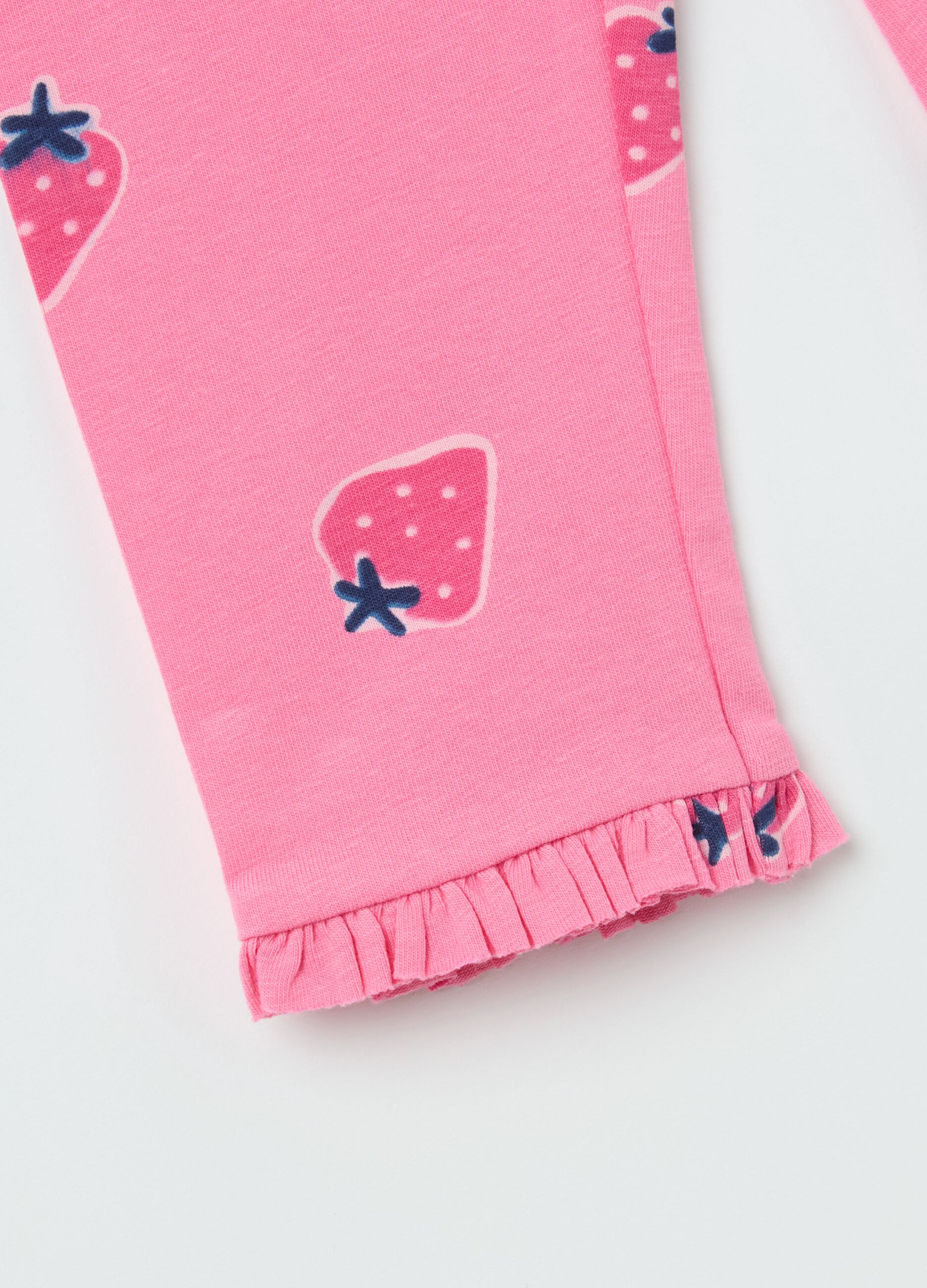 Stretch cotton jogging set with Minnie Mouse and Daisy Duck print