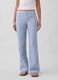 Linen-blend palazzo trousers_1