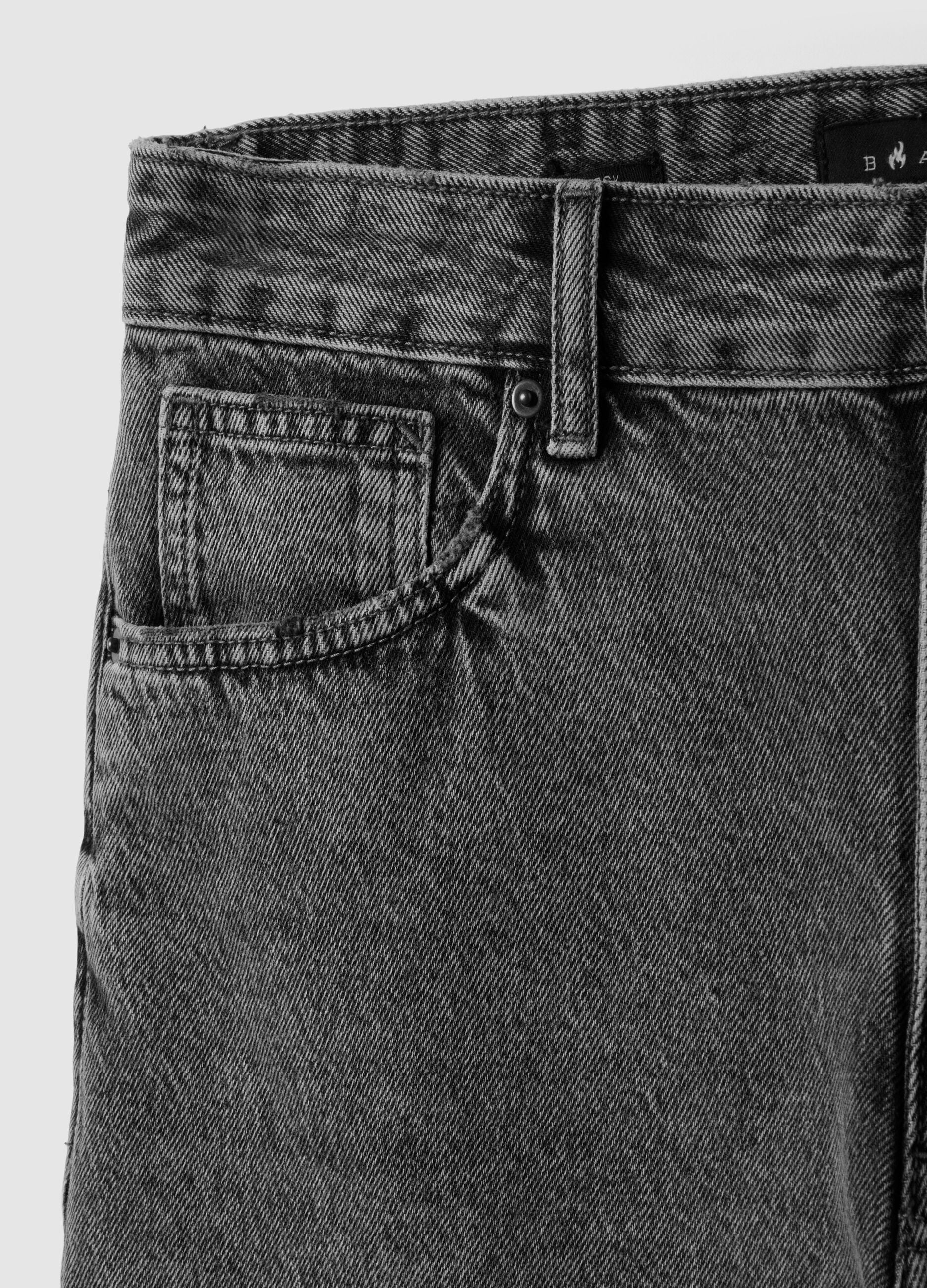 Blue skater fit pure cotton denim shorts