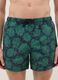 Multicolour tropical print swim shorts_1