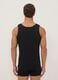 2-pack of black vests in pure extra-fine cotton_3