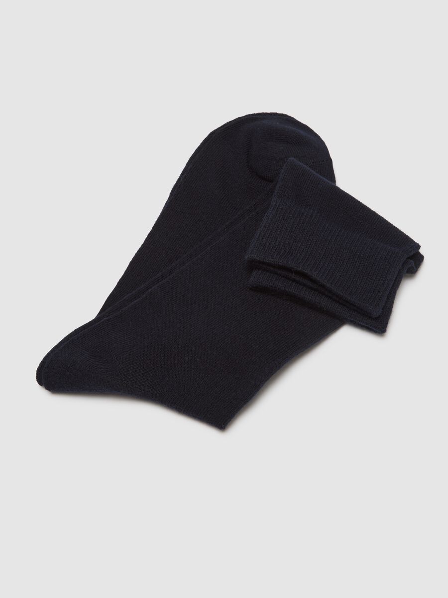 Multipack calze midi blu in misto cotone elasticizzato_1