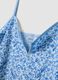 Light blue organic cotton floral print nightdress_5