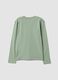 Green pure organic cotton T-shirt with &ldquo;Get Hype&rdquo; print for boys_1