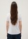 White pure cotton T-shirt with front print_3