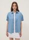 Sky blue pure lyocell shirt_2