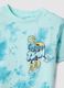 T-shirt in puro cotone azzurro TieDye da bambino regular fit_2