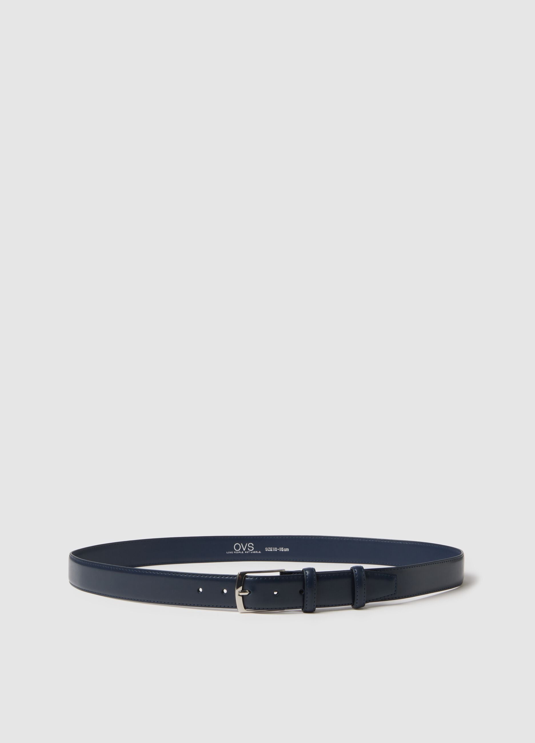 Blue belt with elegant buckle