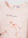 Long-sleeve pink cotton T-shirt for girls with prints_2