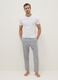 Regular fit multicolour striped pure cotton pyjama shorts_0