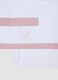 White and pink pure cotton baby girl sheet with star print_1