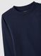 Children's long-sleeve blue cotton shirt regular fit_2