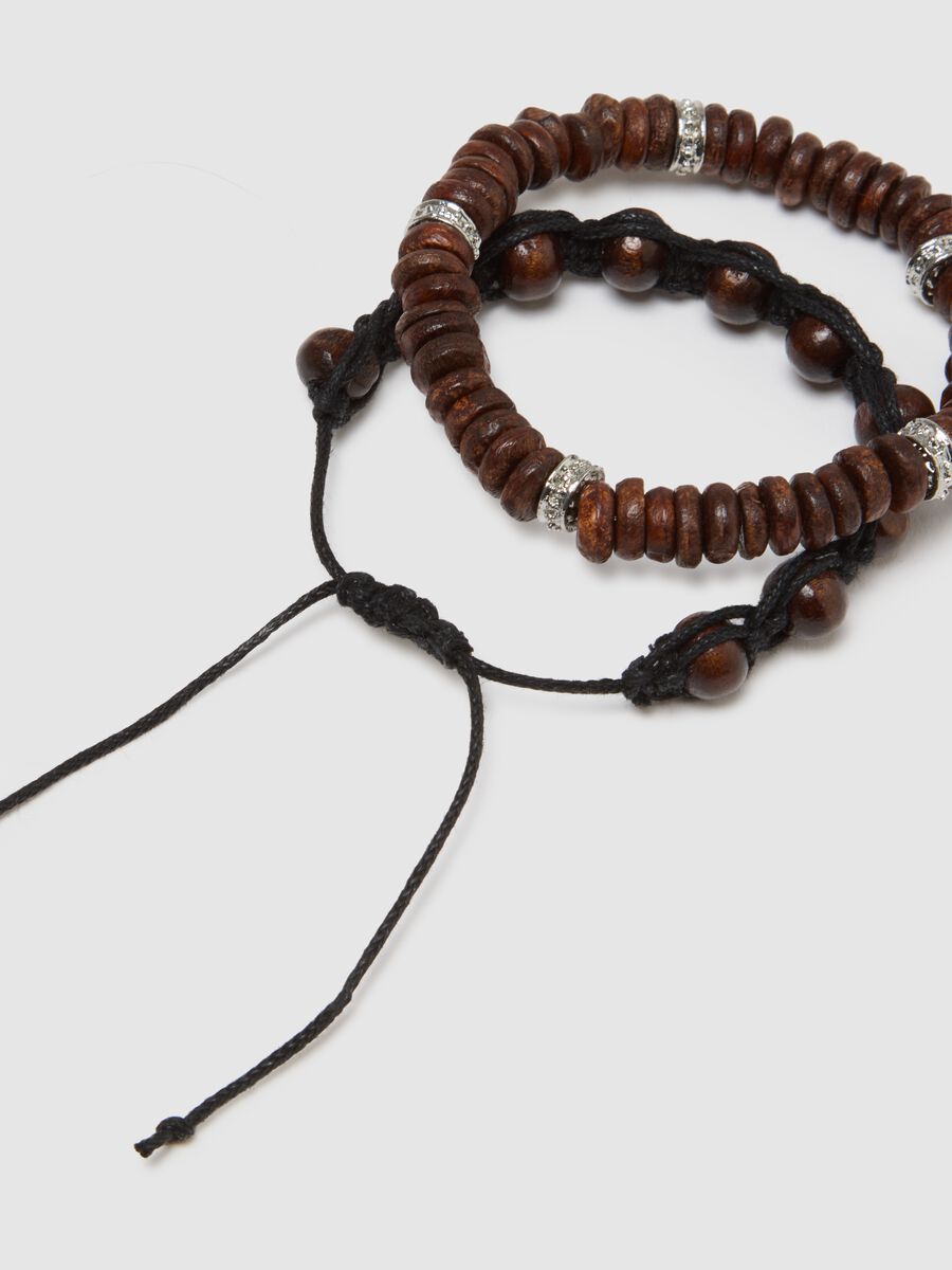 Multicolour Wooden Bracelets Twin Pack_2