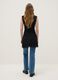 Black Sleeveless Dress Regular Fit_3