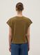 Green fitted pure cotton short-sleeve T-shirt_3