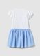 Girls&rsquo; multicolour stretch cotton dress with Frozen print_1
