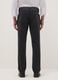 Black cotton blend regular fit jeans_2