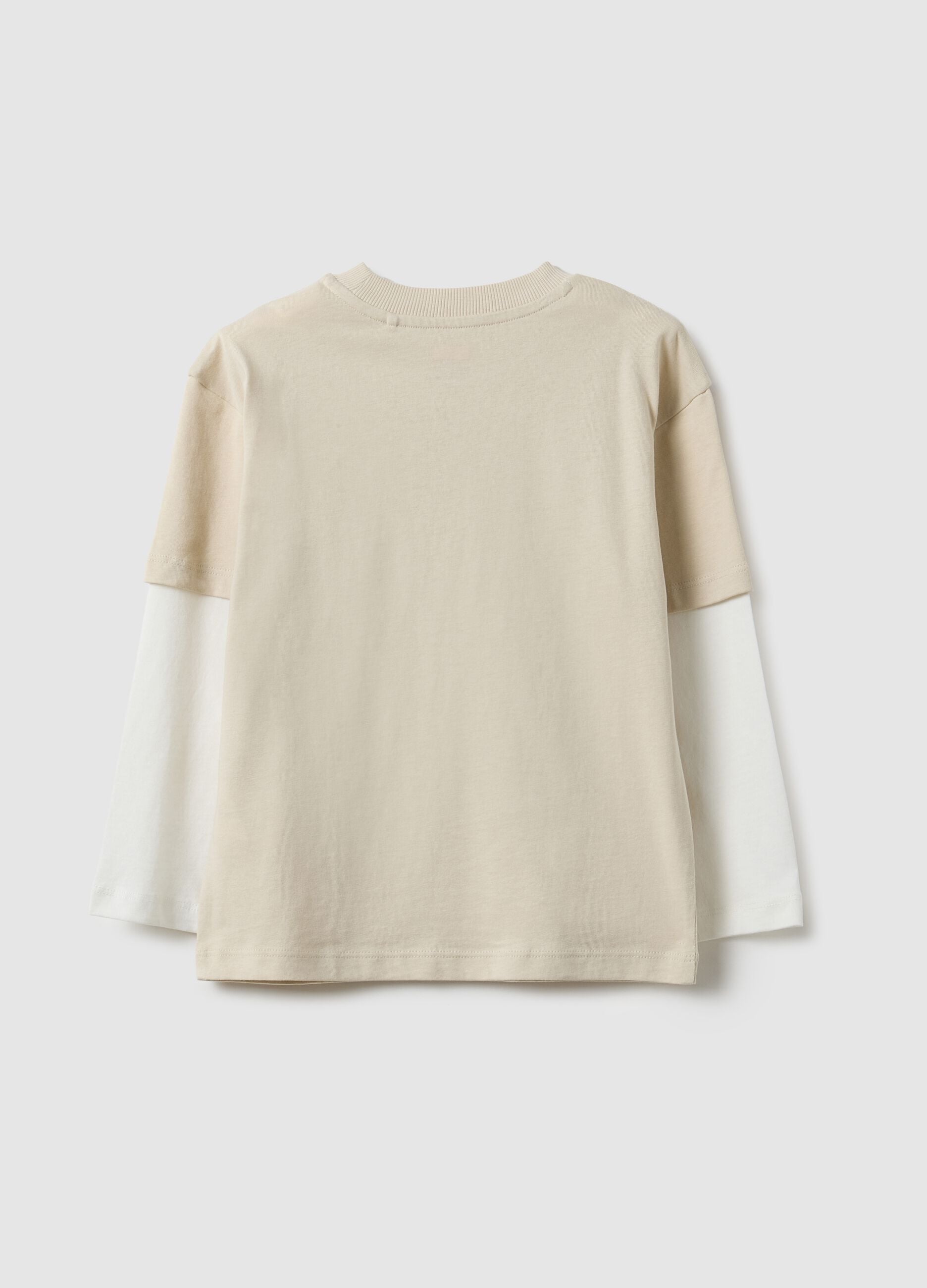 Multicolour kids' over fit pure cotton T-shirt with print