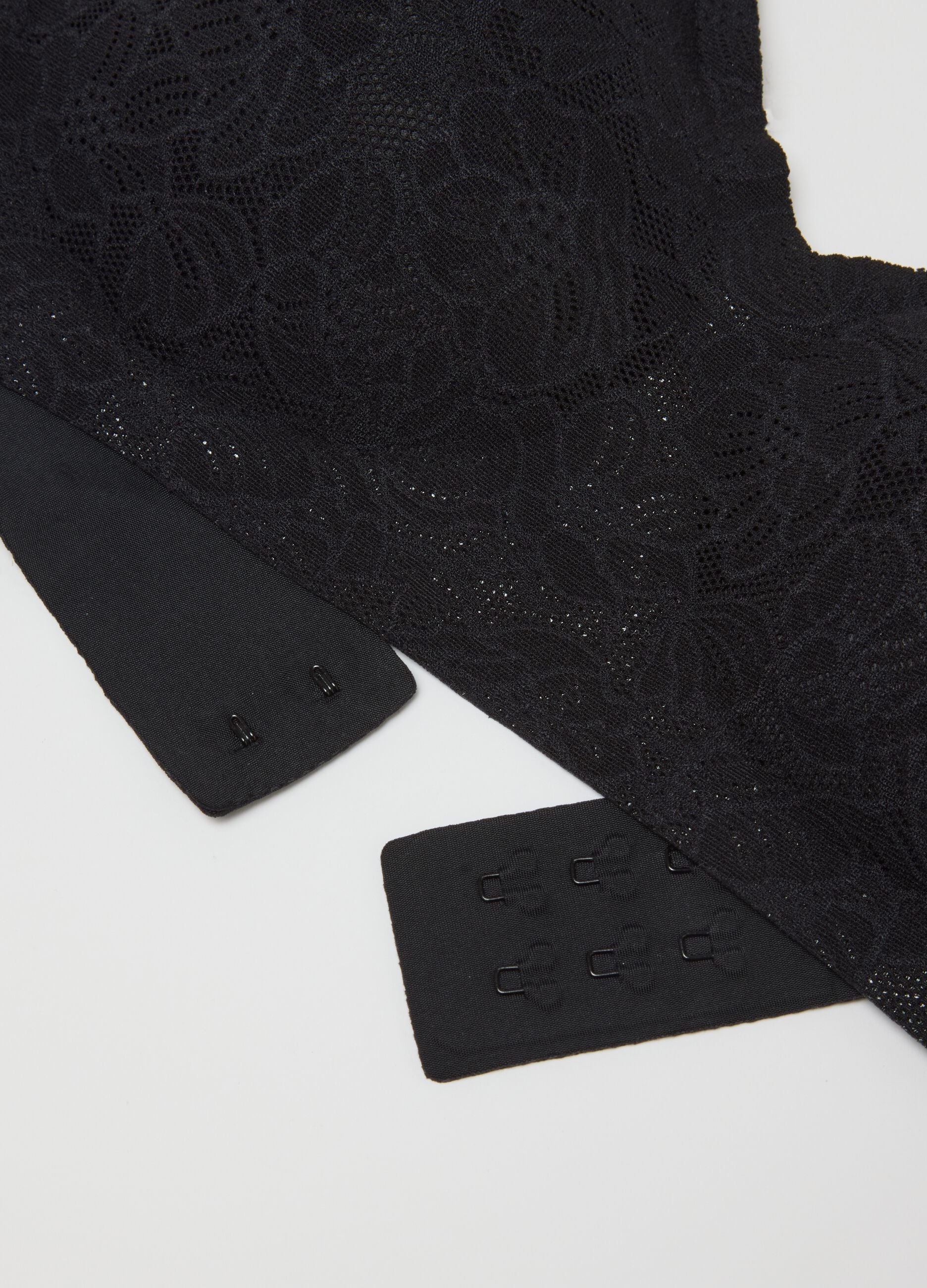 Black Lace Bra with Removable Padding