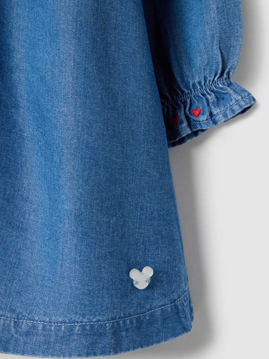 Pure lyocell denim dress regular fit for baby girl_3
