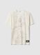 Beige pure cotton regular fit T-shirt with Dragon Ball print_4