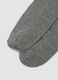 Tripack di calze alla caviglia grigie in cotone organico elasticizzato_2