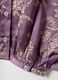 Multicolour viscose blend regular fit shirt with mandarin collar_5